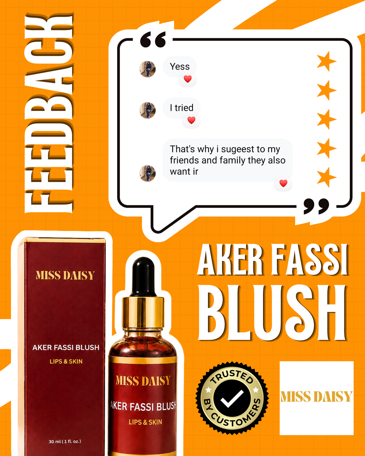 Miss Daisy Beauty Bundle | Aker Fassi Tint & Blush