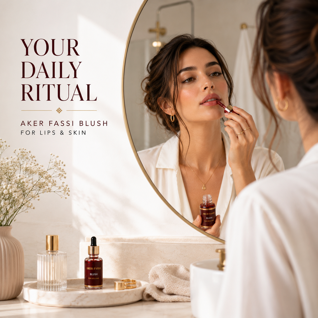 Aker Fassi Blush | Natural Lip & Cheek Tint for Lips & Skin
