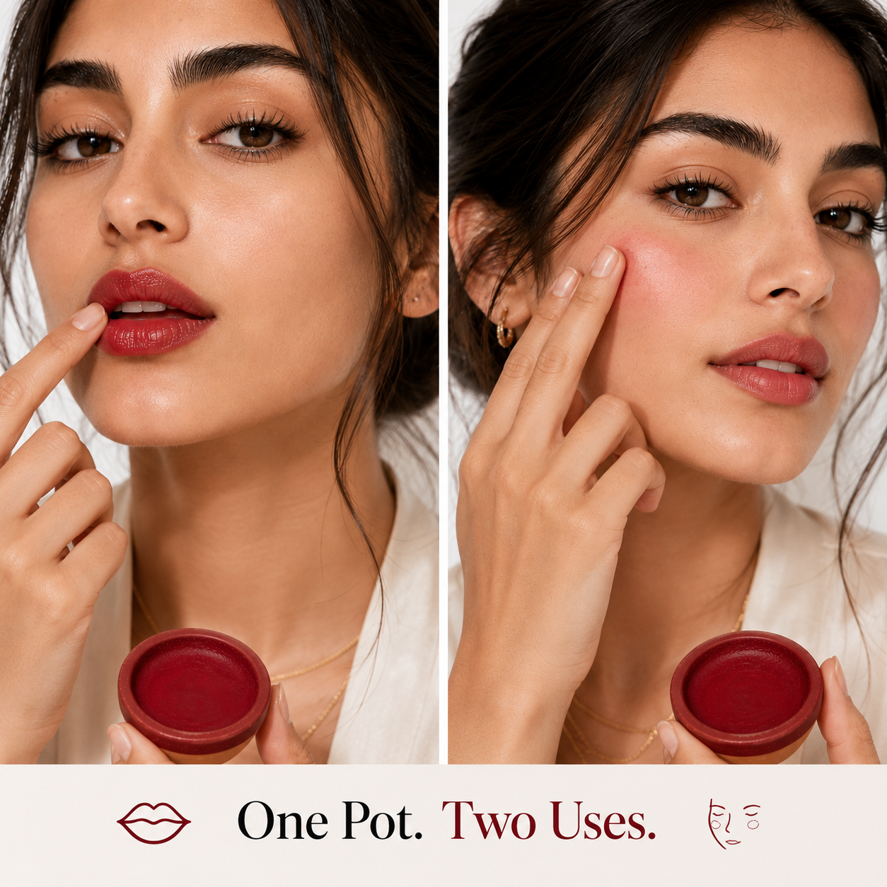 Aker Fassi Moroccan Lip and Cheek Clay Pot